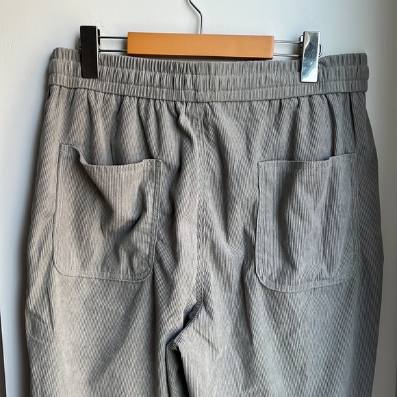 grey corduroy style jogger - Picture 3 of 4
